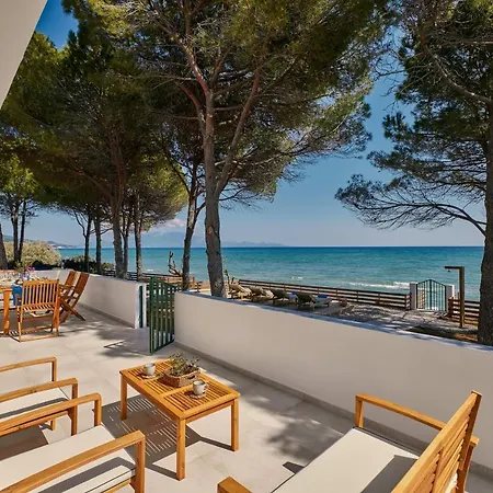 Vera Villa - Brand New Seafront Villa! Alykes  Buitenkant foto